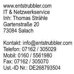 Kontaktdaten Stand 2015